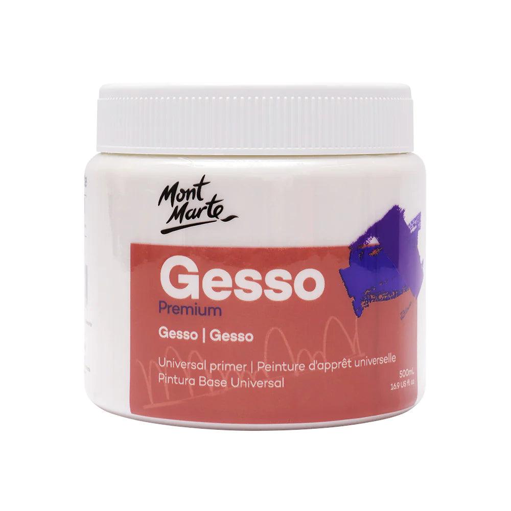 Mont Marte Gesso Primer - White 500ml - Glowish