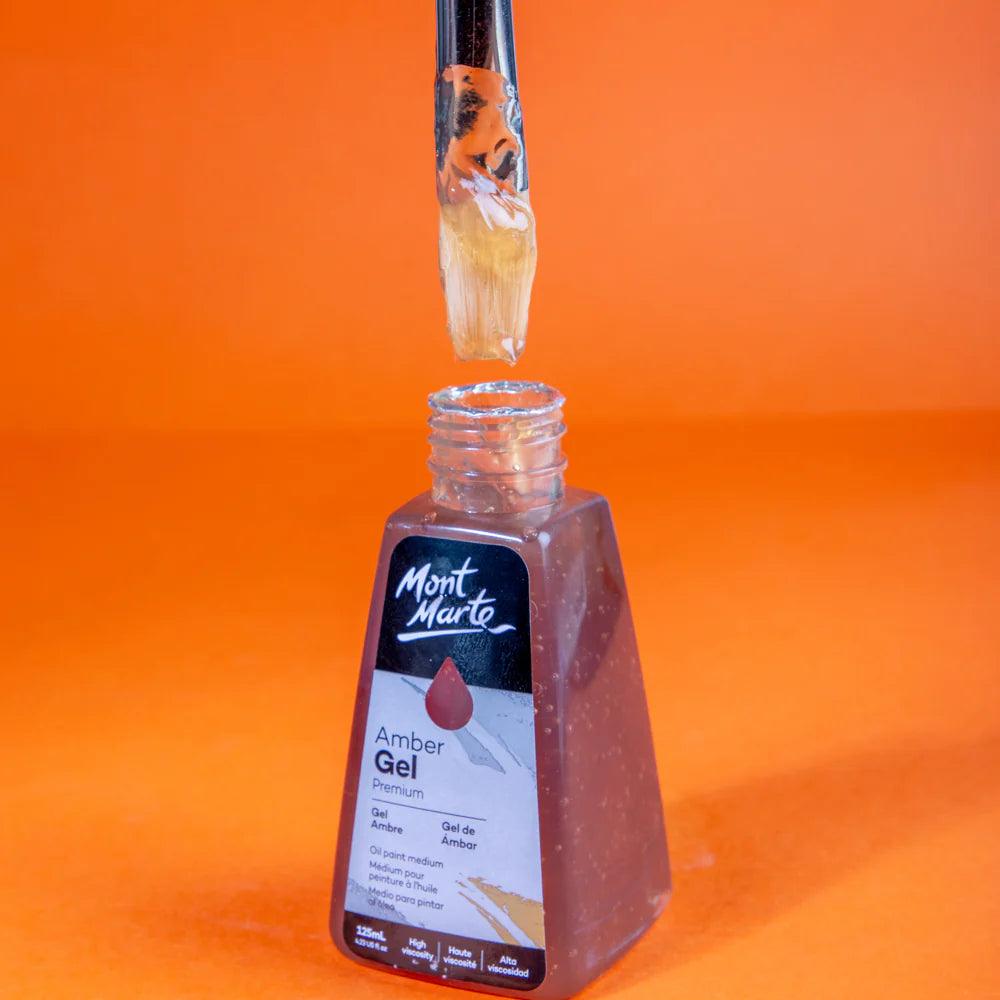 Mont Marte Oil Medium - Amber Gel Premium 125ml - Glowish