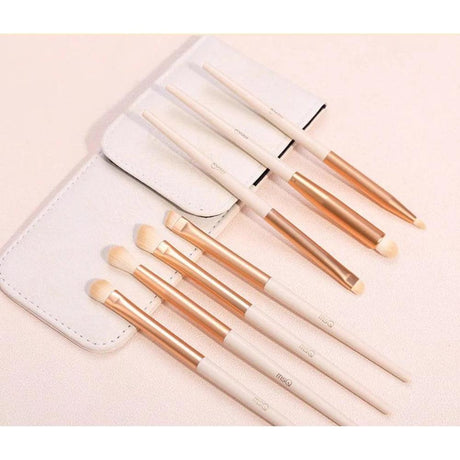 MSQ Eye Shadow Brush Set 7pcs - Rose White - Glowish