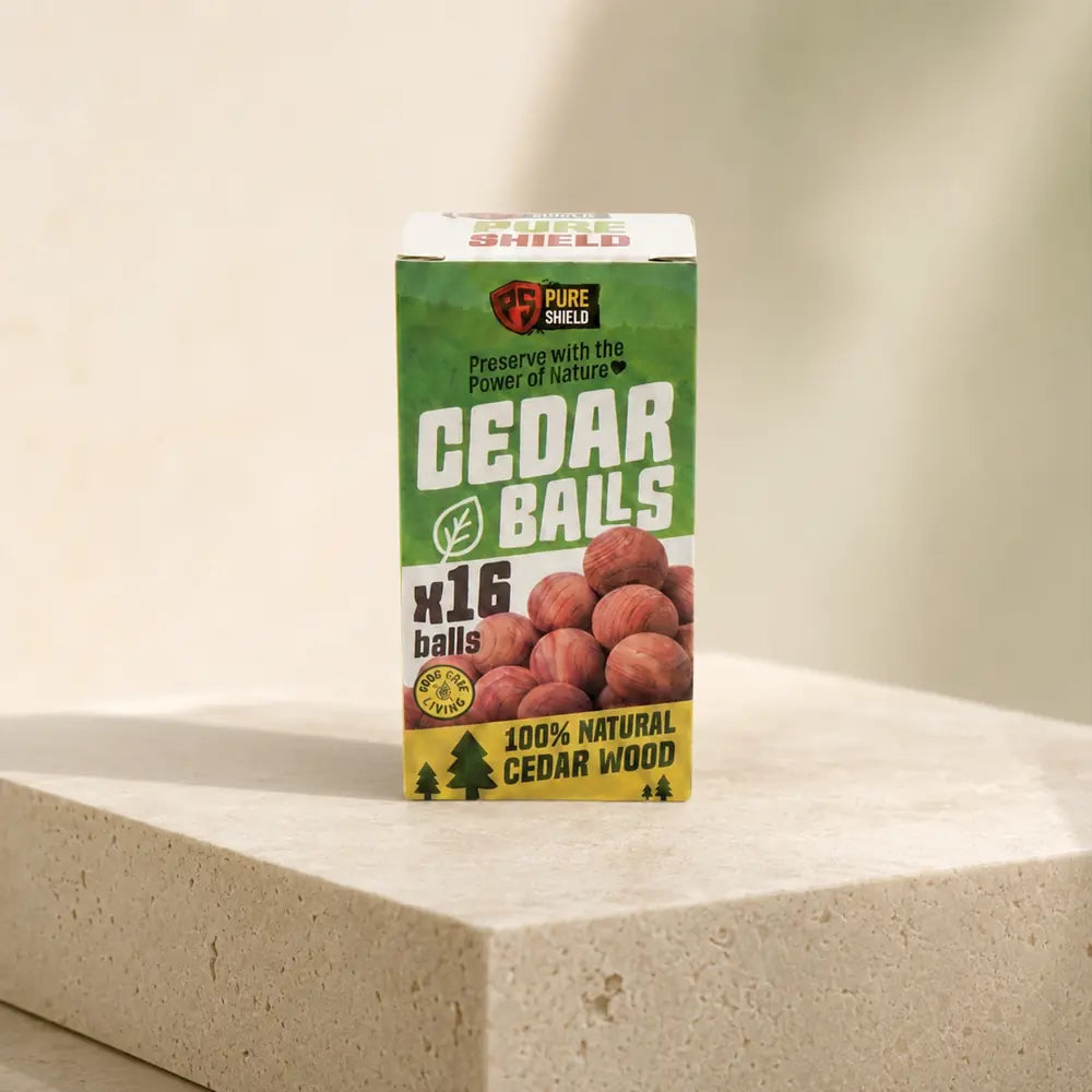 Pure Shield natural cedar balls 16 pack studio image