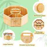 Ohuhu rotating bamboo marker organizer feature 6