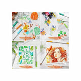Ohuhu 80-colour water-based brush and extra-fine marker set detail 6