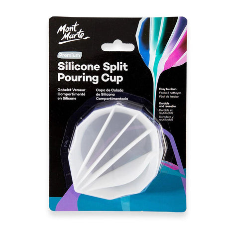 Silicone Split Pouring Cup Premium - Mont Marte