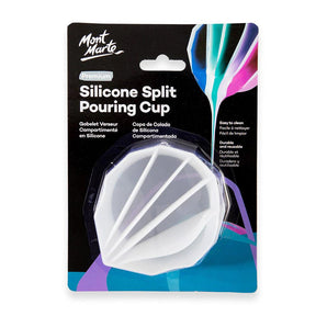 Silicone Split Pouring Cup Premium - Mont Marte - Glowish