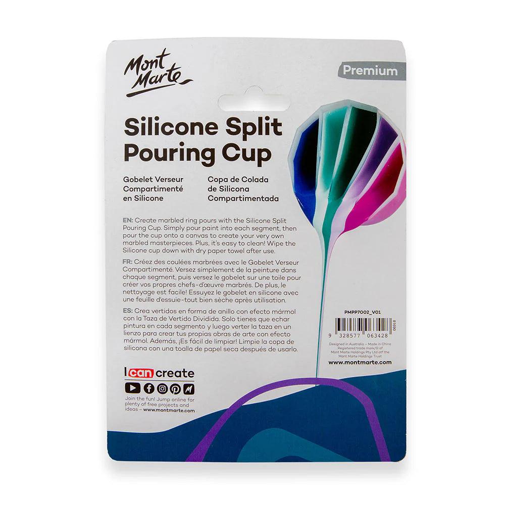 Silicone Split Pouring Cup Premium - Mont Marte - Glowish
