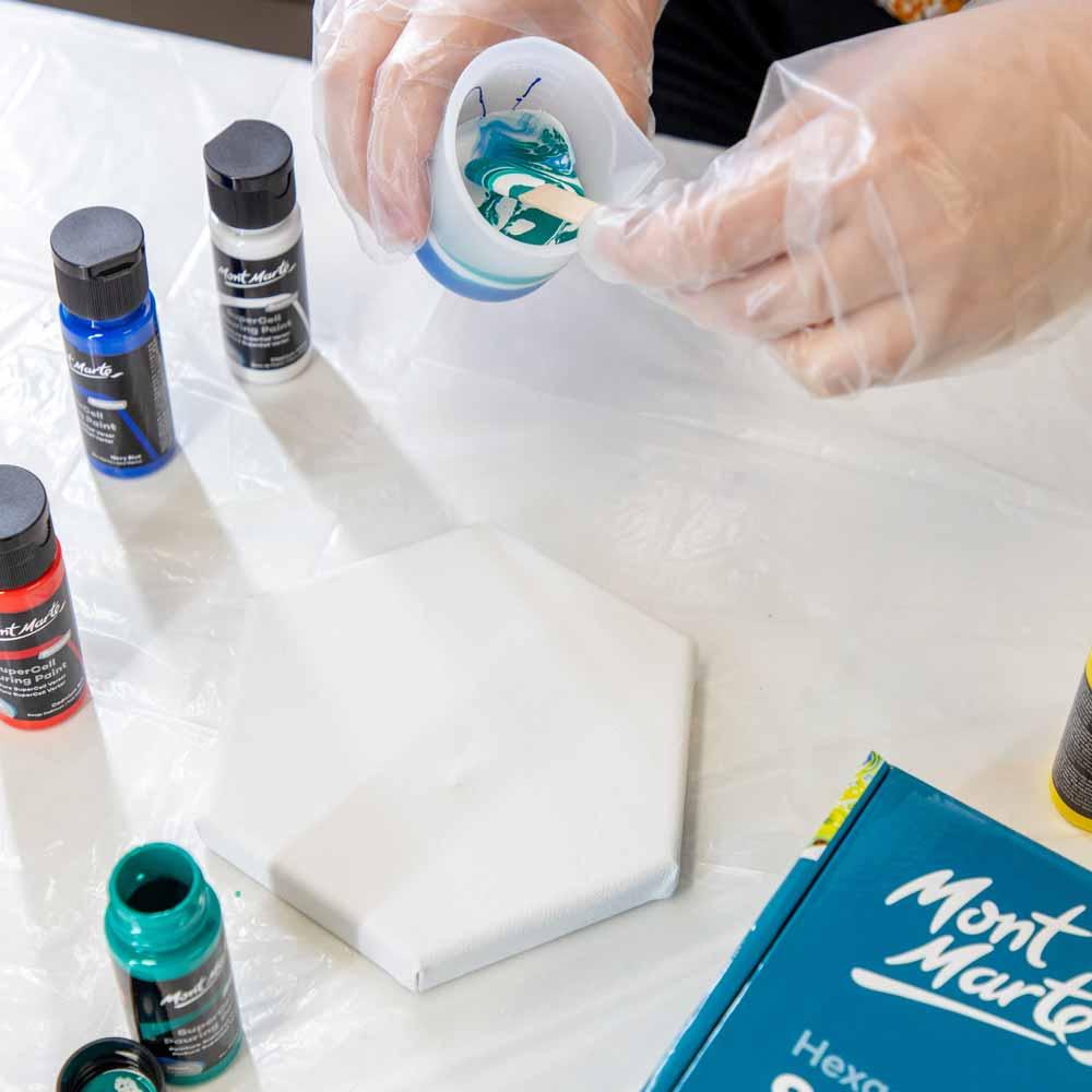 SuperCell Pouring Paint Kit Premium 23pc - Mont Marte