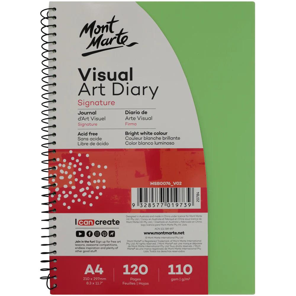 Visual Art Diary Signature A4 120 Pages 110gsm - Glowish