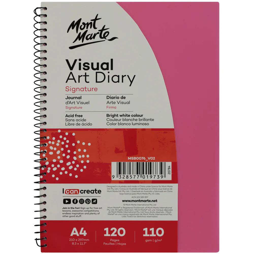 Visual Art Diary Signature A4 120 Pages 110gsm - Glowish