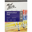 Watercolour Pad German Paper Premium A4 180gsm 15 Sheet - Mont Marte - Glowish