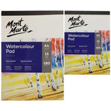 Watercolour Pad German Paper Premium A4 180gsm 15 Sheet - Mont Marte - Glowish