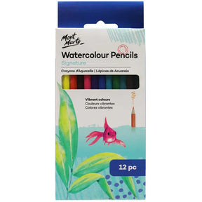 Watercolour Pencils Signature 12pc - Mont Marte - Glowish
