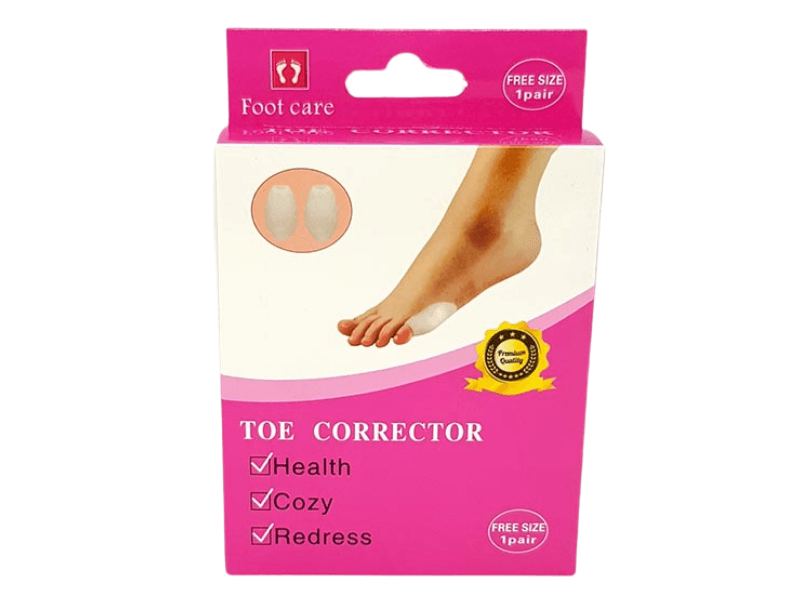 1 pair Bunionette Little Toe Corrector (White) - Glowish