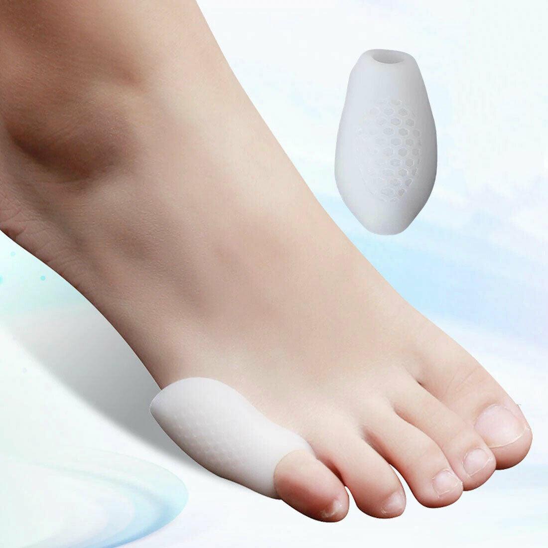 1 pair Bunionette Little Toe Corrector (White) - Glowish
