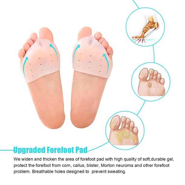 1 Pair Forefoot Toe Pad - Glowish