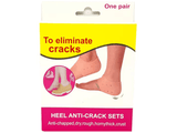 1 pair Silicone Gel Heel Socks Protector Anti-slip Cracked For Foot - Glowish