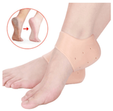 1 pair Silicone Gel Heel Socks Protector Anti-slip Cracked For Foot - Glowish