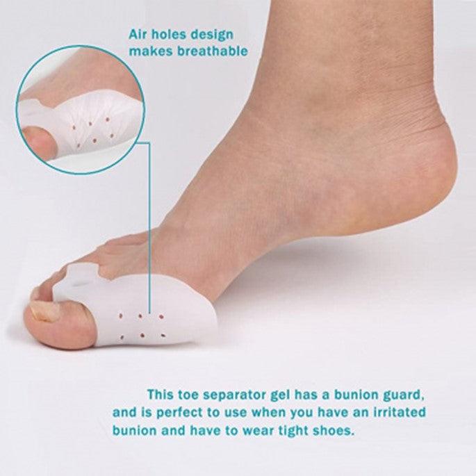 1 pair Toe Corrector Valgus Bunion Corrector (White) - Glowish