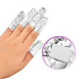 100Pcs/lot Aluminum Foil Nail Wraps - Glowish