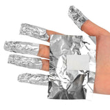 100Pcs/lot Aluminum Foil Nail Wraps - Glowish