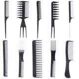 10pcs Hair Styling Professional Comb Set Comb set - Glowish