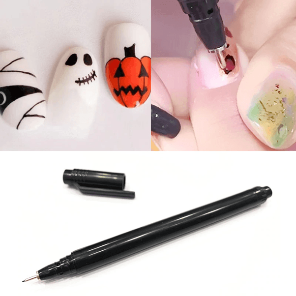 1PC Nail Art Graffiti Pen Waterproof Painting Drawing Liner Brush. - Glowish