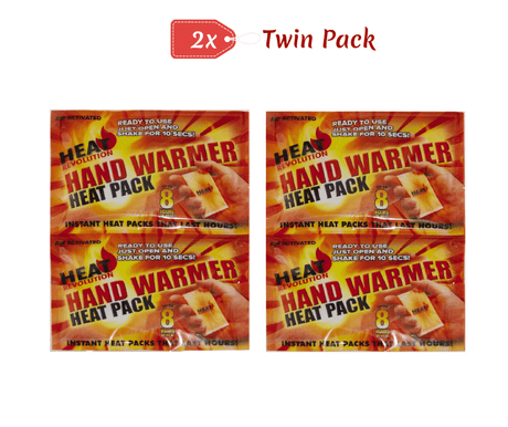 2x - Hand Warmer Heat - Twin Pack - Glowish