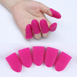 5 pcs UV Gel Polish Remover Silicone Wraps - Glowish