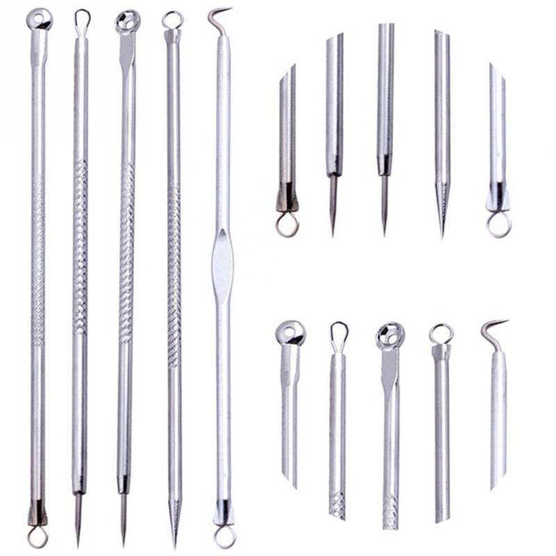 5pcs Acne and Blackhead Remover Pimple Extractor Kit – Glowish