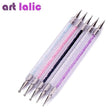 5Pcs/Set Nail Art Dotting Pen Two Sided - Glowish