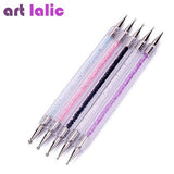 5Pcs/Set Nail Art Dotting Pen Two Sided - Glowish