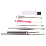 7Pcs/set Stainless Steel Ear Wax Remover Ear Cleaning Tool - Glowish