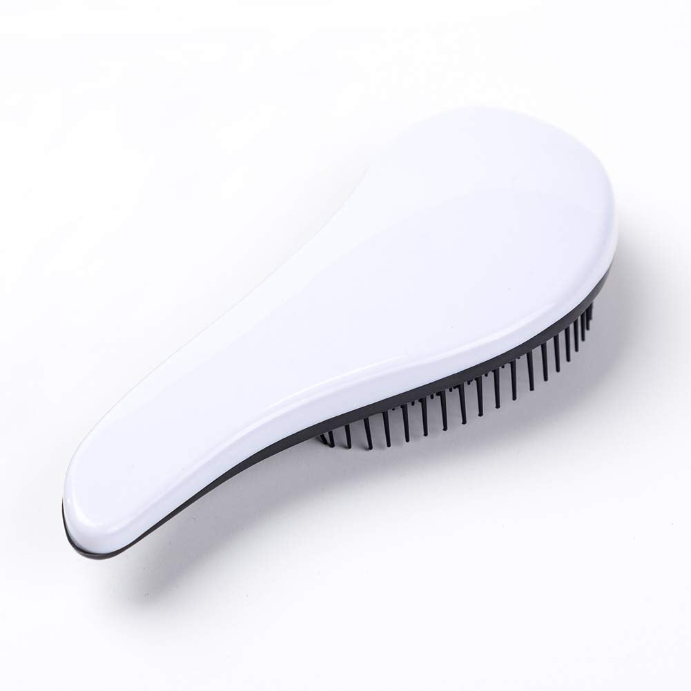 Magic Handle Tangle Comb Shower Hair Brush White