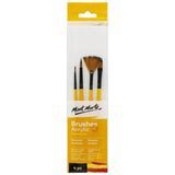 Acrylic Brushes Signature 4pc - Mont Marte - BMHS0010 - Glowish