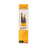 Acrylic Brushes Signature 4pc - Mont Marte - BMHS0015 - Glowish