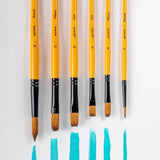 Acrylic Brushes Signature 6pc - Mont Marte - Glowish