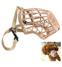 Adjustable Strong Plastic Dog Muzzle Basket - X Large - Glowish