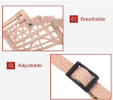 Adjustable Strong Plastic Dog Muzzle Basket - X Large - Glowish