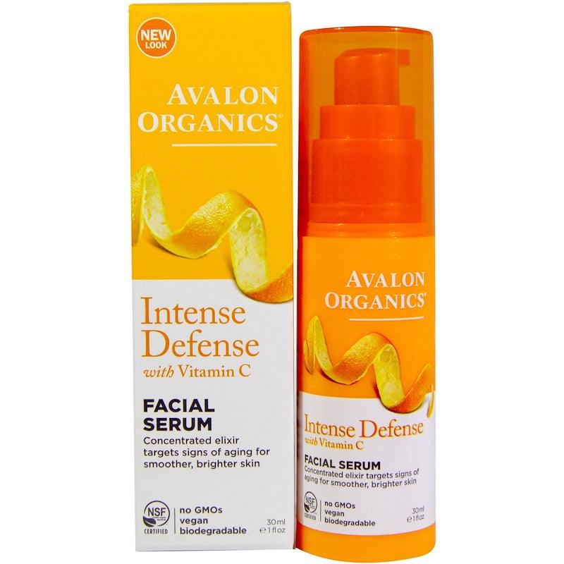 Avalon Organics Intense Defense with Vitamin C Facial Serum - 30 ml - Glowish