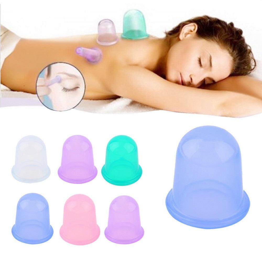 Body Massage - Vacuum Silicone Cupping Cups - Glowish
