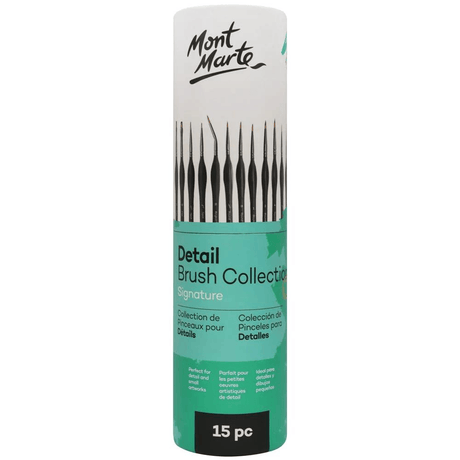 Detail Brush Collection Signature 15pc - Mont Marte - Glowish