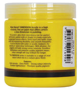 Dimension Acrylic Paint 250ml Pot - Lemon Yellow - Mont Marte - Glowish