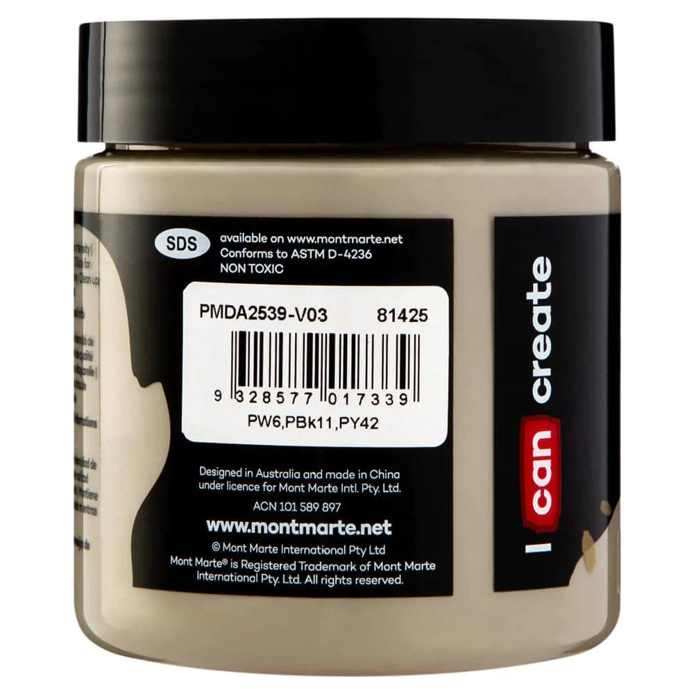 Dimension Acrylic Paint 250ml Pot - Neutral Grey - Mont Marte - Glowish