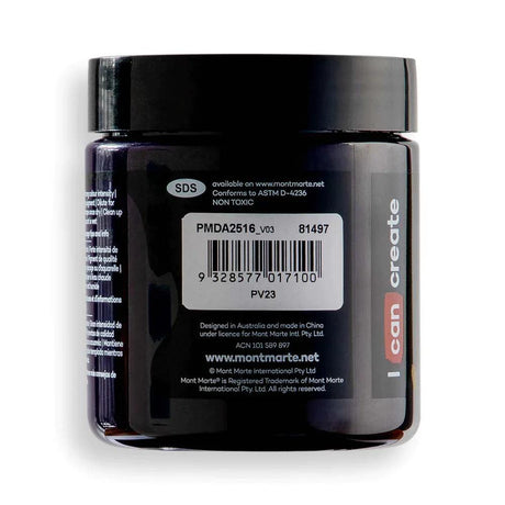 Dimension Acrylic Paint 250ml Pot - Purple - Mont Marte - Glowish