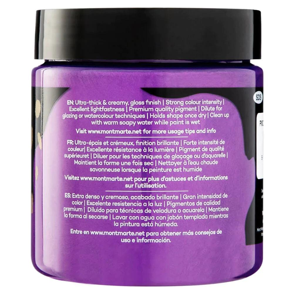 Dimension Acrylic Paint 250ml Pot - Violet - Mont Marte - Glowish