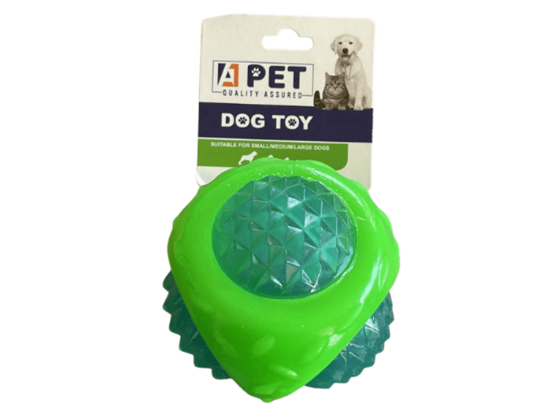 Dog Toy - Pet Lighting Ball - Green - Glowish