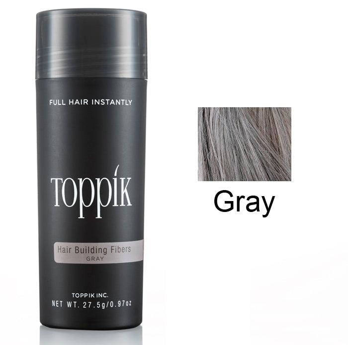Grey Toppik Hair Building Fibers ~ 27.5g - Glowish