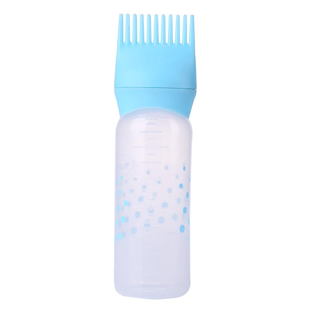 120ml Root Comb Applicator Bottle Perming Hairdressing Tool Empty