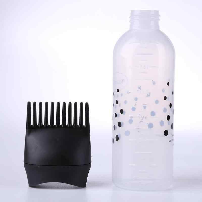 120ml Root Comb Applicator Bottle Perming Hairdressing Tool Empty
