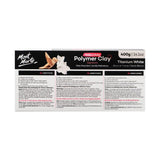 Make n Bake Polymer Clay Signature 400g (14.1oz) - Titanium White Mont Marte - Glowish