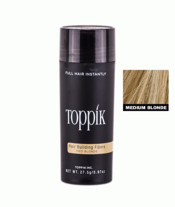 Medium Blonde Toppik Hair Building Fibers ~ 27.5g - Glowish